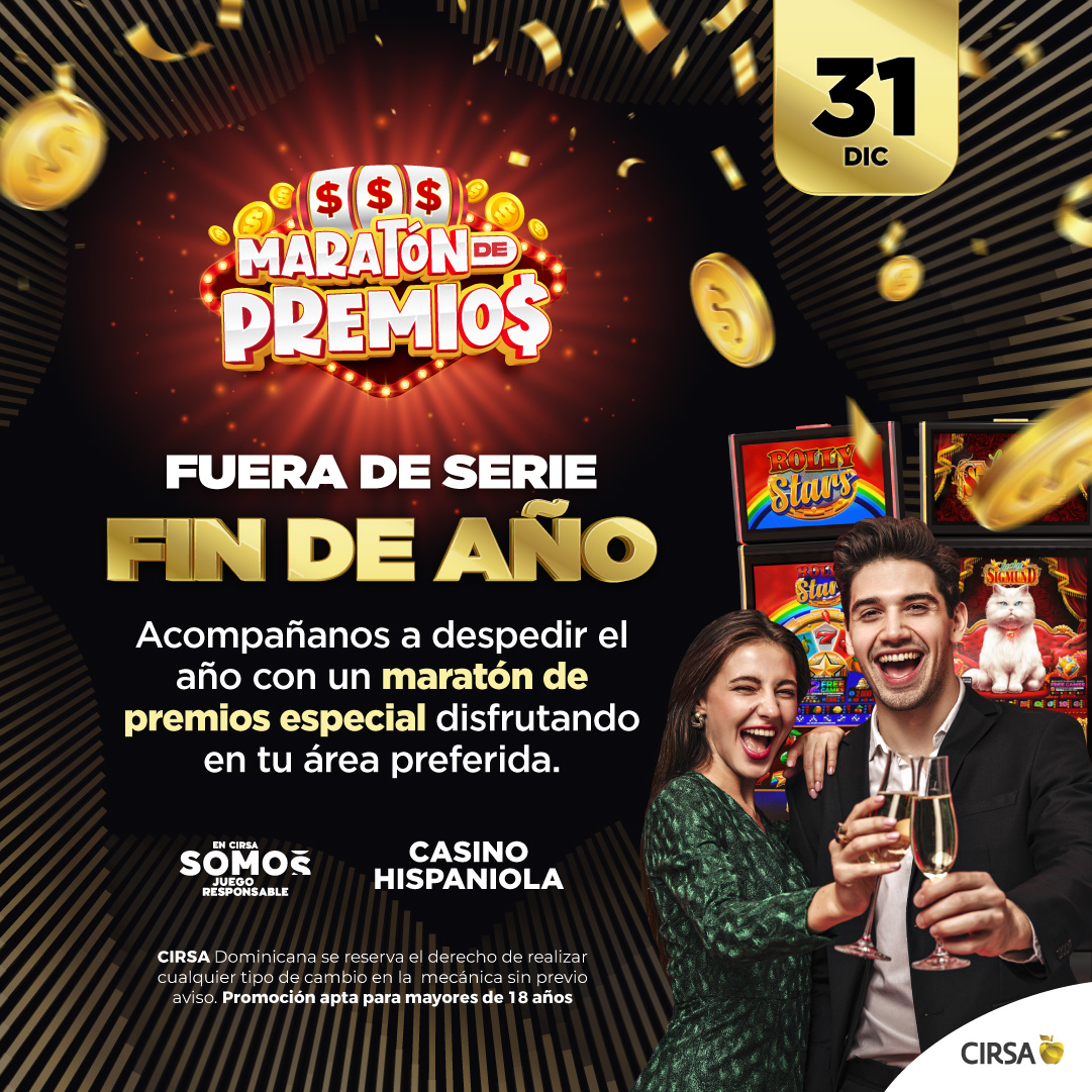 Web Hispaniola diciembre 2025 Maraton Premios 31 Dic