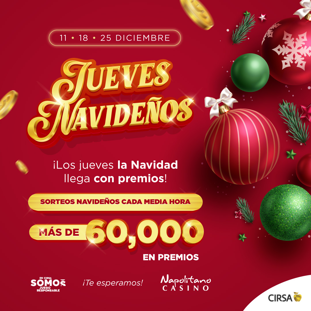 Web Napolitano diciembre 2025 Jueves Navidenos