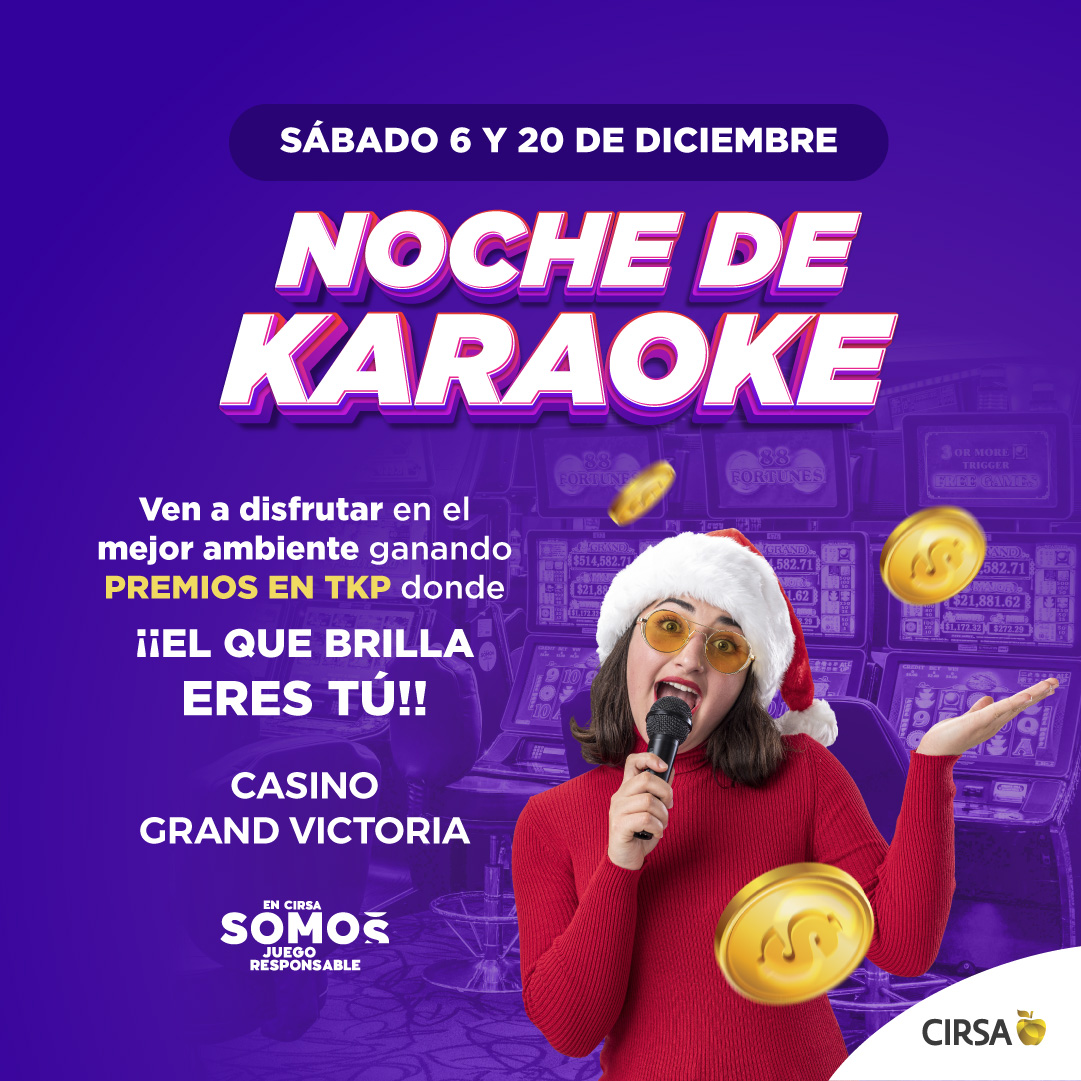 Web Victoria diciembre 2025 Noche Karaoke
