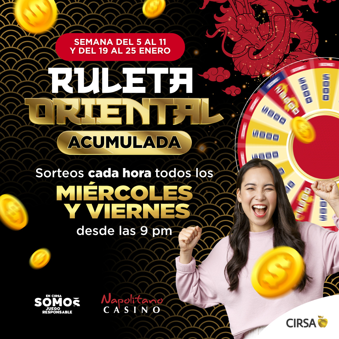 Web Napolitano enero 2026 Ruleta Oriental