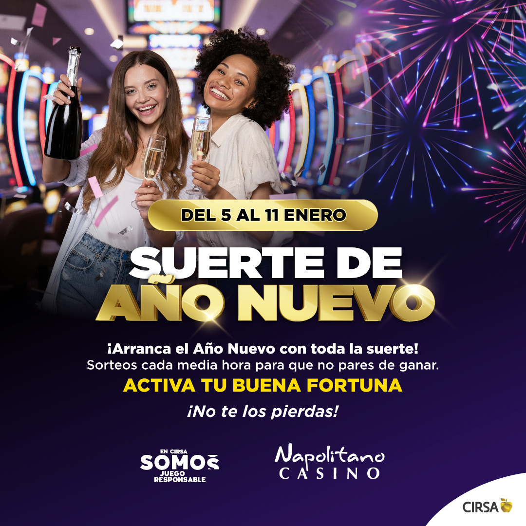 Web Napolitano enero 2026 Suerte de Año Nuevo