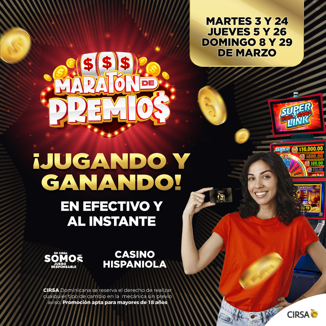 Web Hispaniola marzo 2026 Maraton de Premios