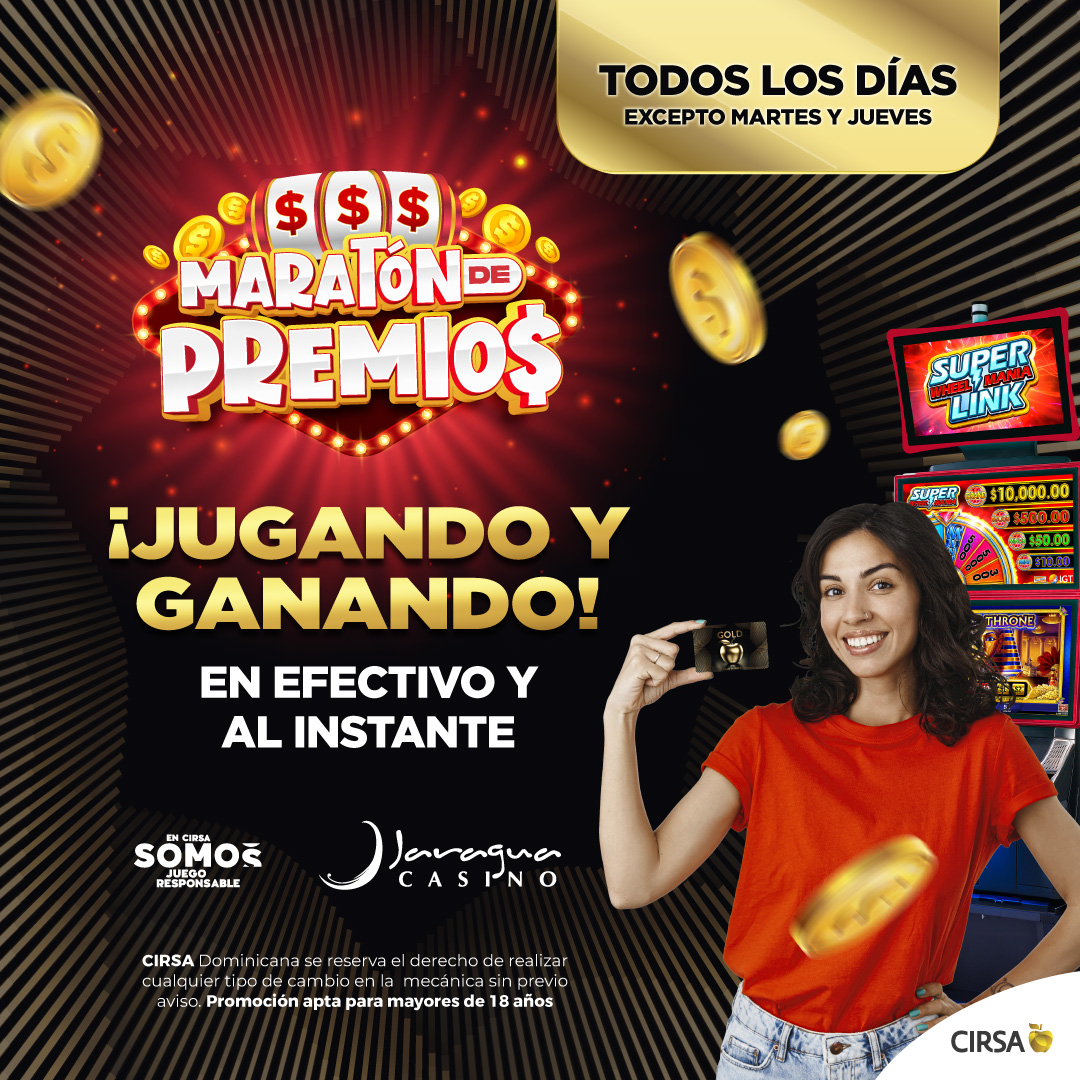 Web Jaragua marzo 2026 Maraton de Premios