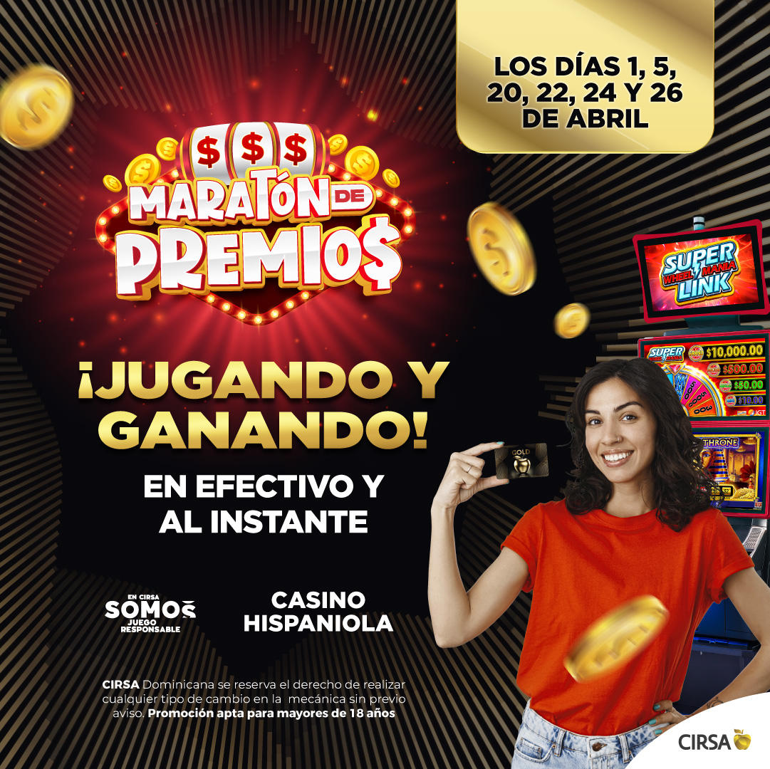 Web Hispaniola abril 2026 Maraton de Premios