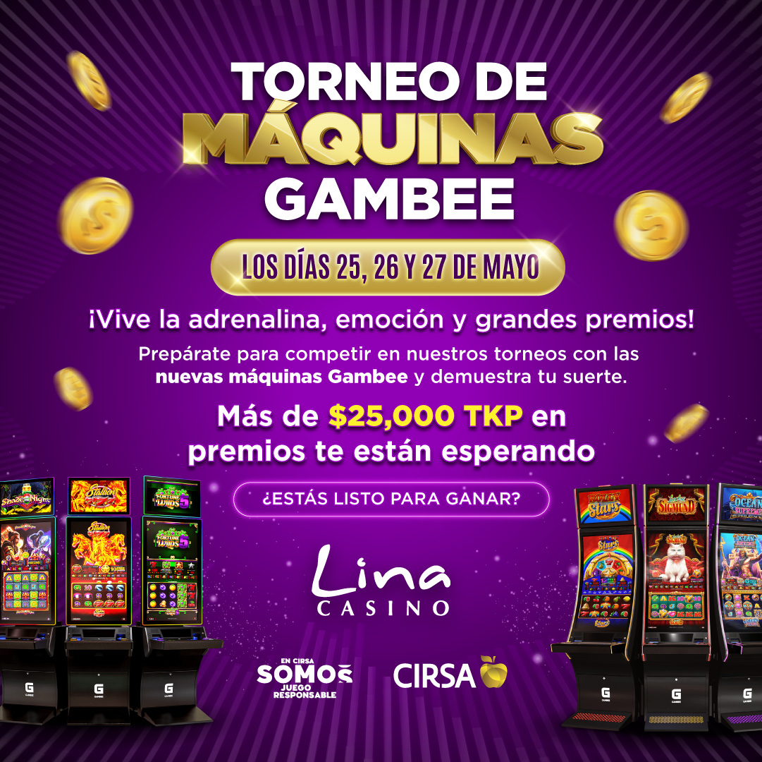 Web Lina mayo 2026 Torneos Maquinas Gambee
