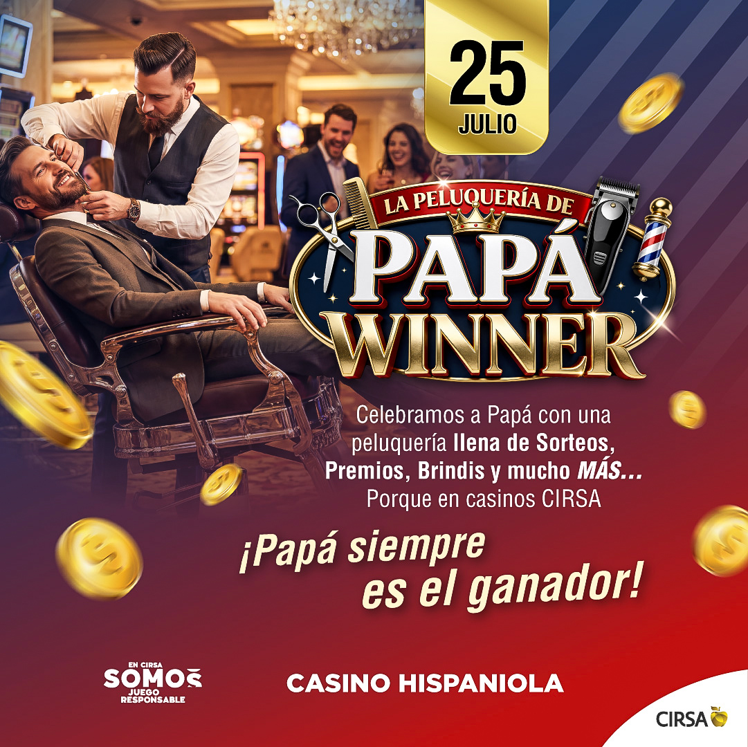 La Peluqueria de Papa Winner CIRSA 2026 Web Hispaniola
