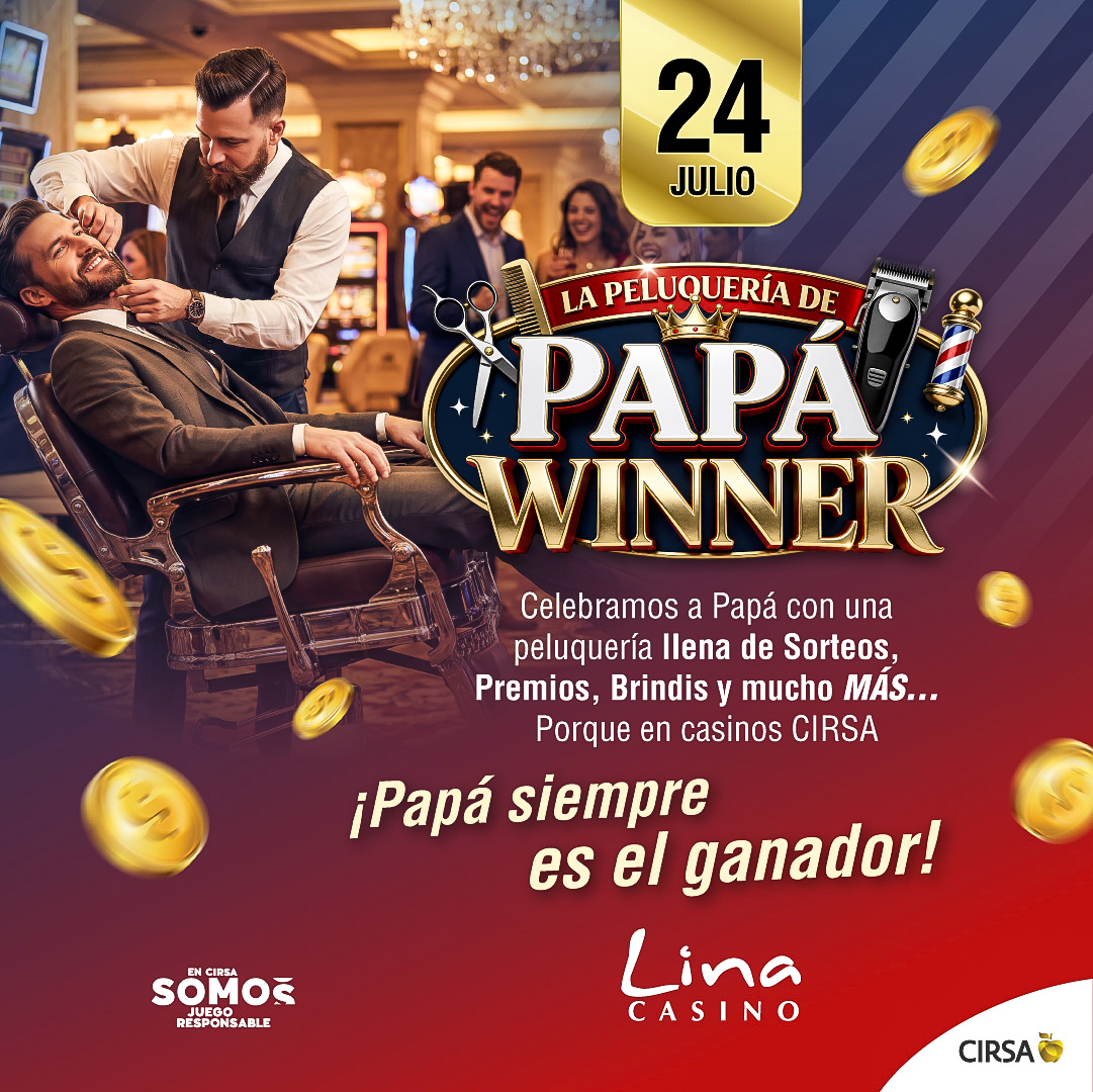 La Peluqueria de Papa Winner CIRSA 2026 Web Lina