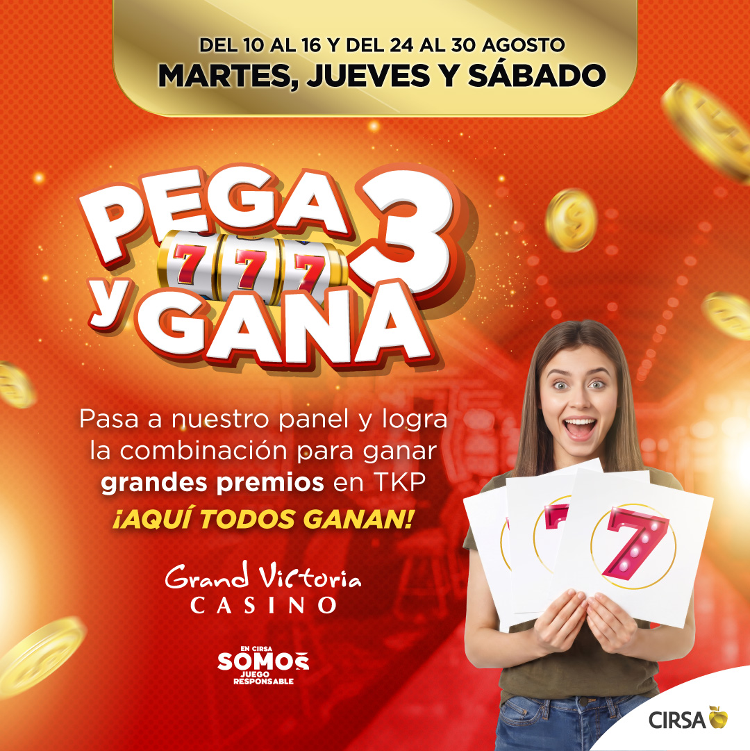 Pega 3 y Gana CIRSA 2026 Web Victoria