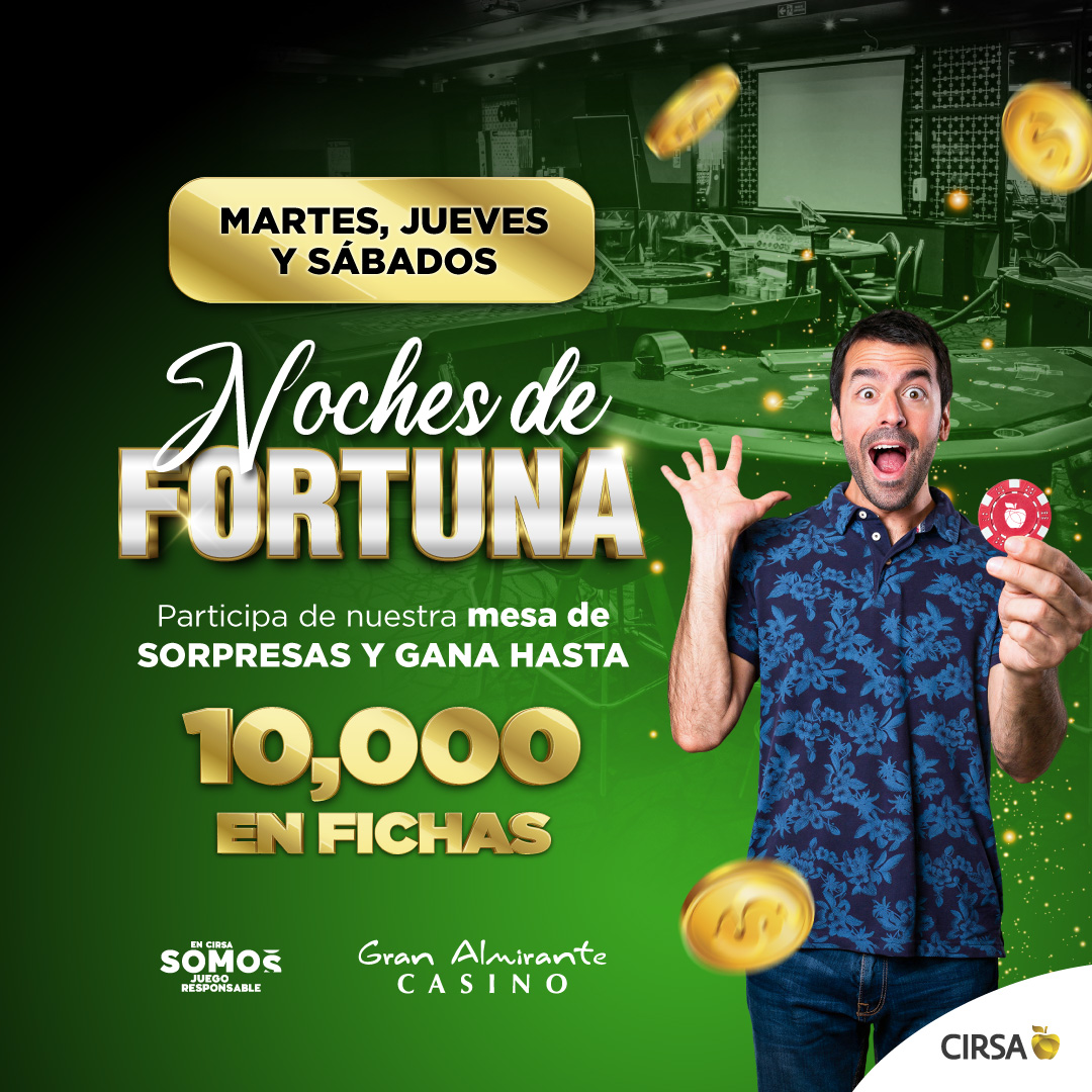 Web Almirante agosto 2026 Noches Fortuna