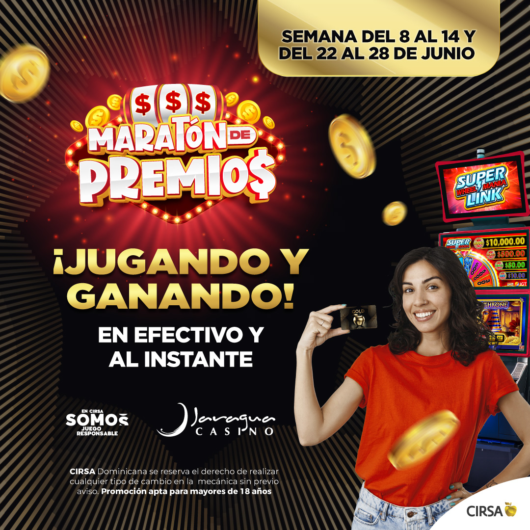 Web Jaragua junio 2026 Maraton de Premios