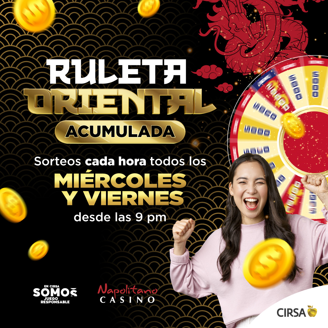 Web Napolitano agosto 2026 Ruleta Oriental