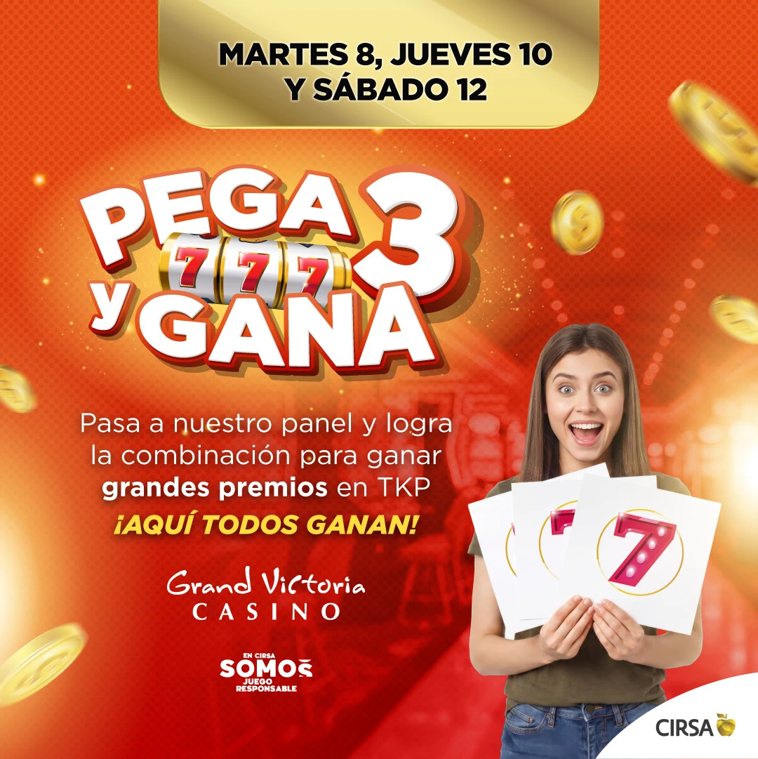 Pega 3 y Gana CIRSA 2026 Web Victoria
