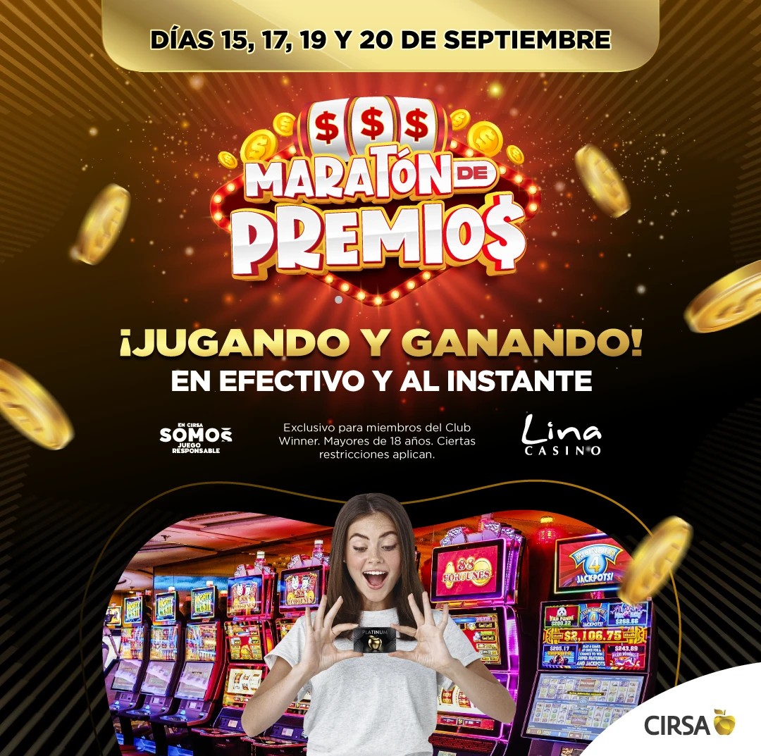 Web Lina septiembre 2026 Maraton de Premios