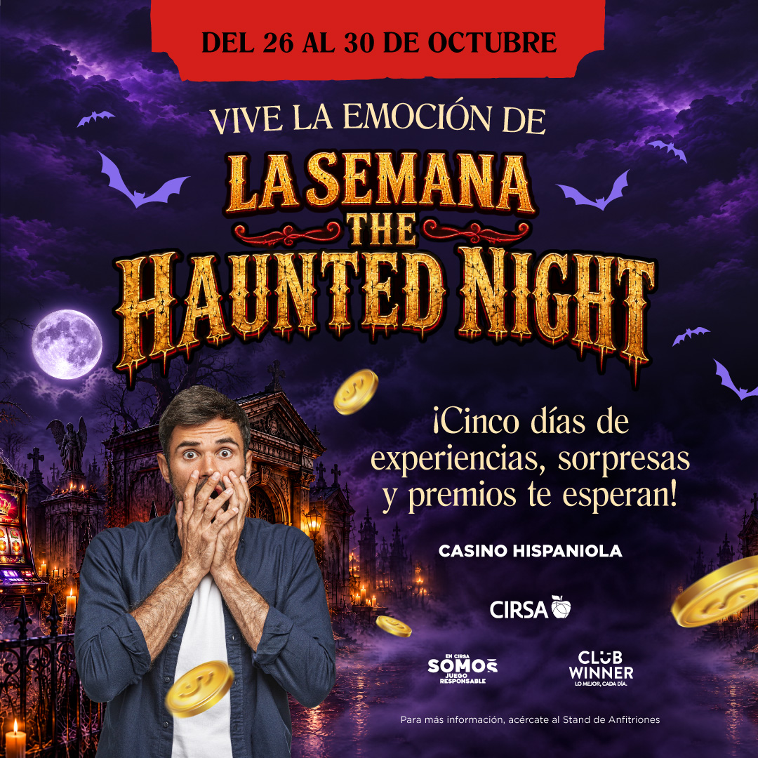 Misterio y Fortuna The Haunted Night Hispaniola 2026 Semana Haunted Night - Web