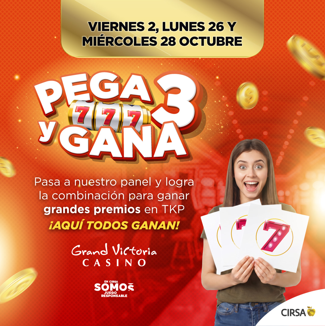 Pega 3 y Gana CIRSA 2026 Web Victoria