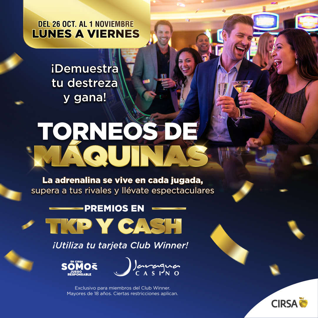 Web Jaragua octubre 2026 Torneo de Maquinas