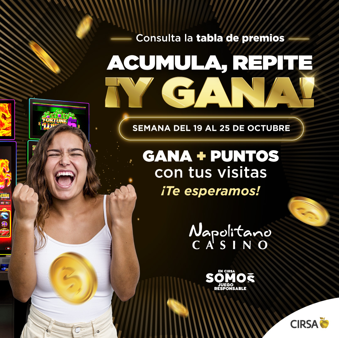 Web Napolitano octubre 2026 Acumula Repite y Gana